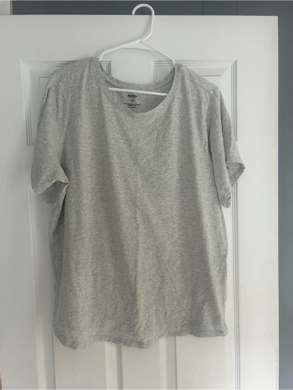 Basic Crew Neck Women’s T-Shirt - Gray